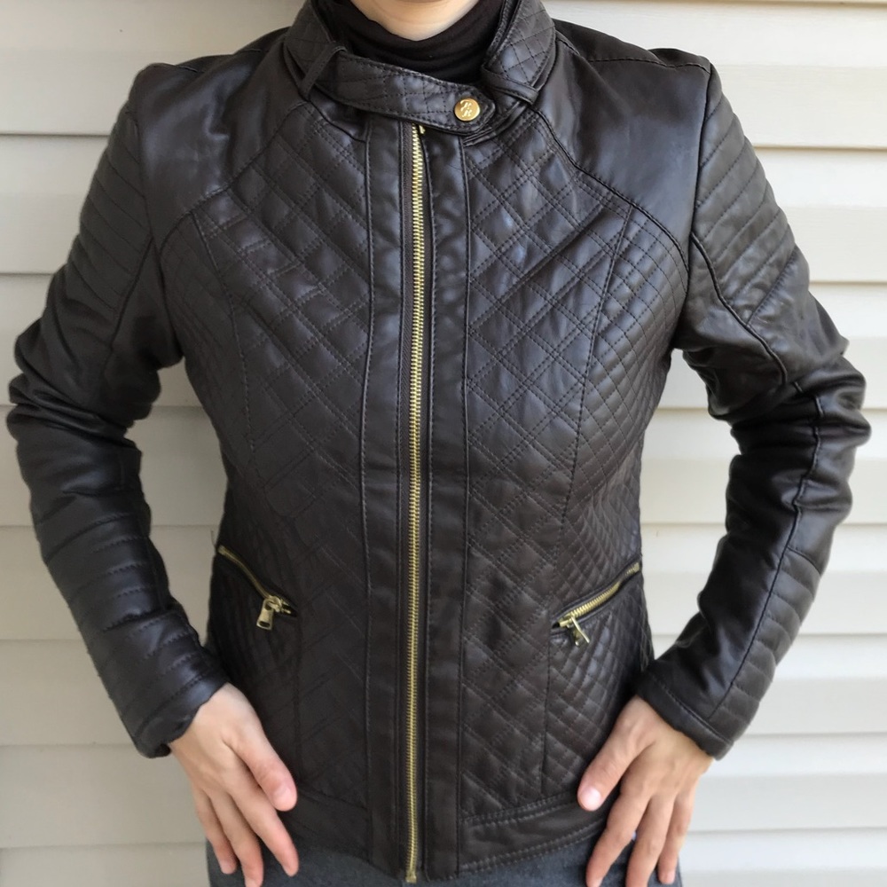 Womens leather jacket